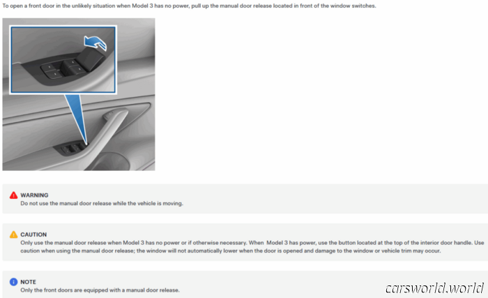 Владелец Tesla, оказавшийся запертым, не смог найти рычаг открытия двери, и теперь федеральные власти требуют ответов | Carscoops